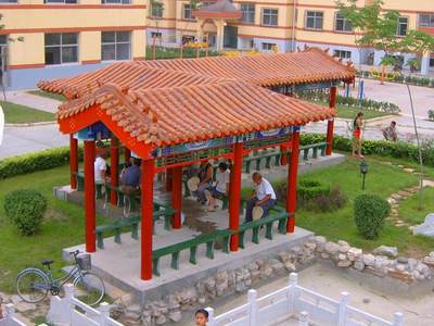 福星防腐木廊道古建廊亭工程施工園林長(zhǎng)廊 連廊亭子定做 源頭工廠